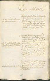 Archivio Storico della Città di Bolzano - BOhisto protocollo consiliare 1693/96 - 