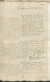 Archivio Storico della Città di Bolzano - BOhisto protocollo consiliare 1693/96 - 
