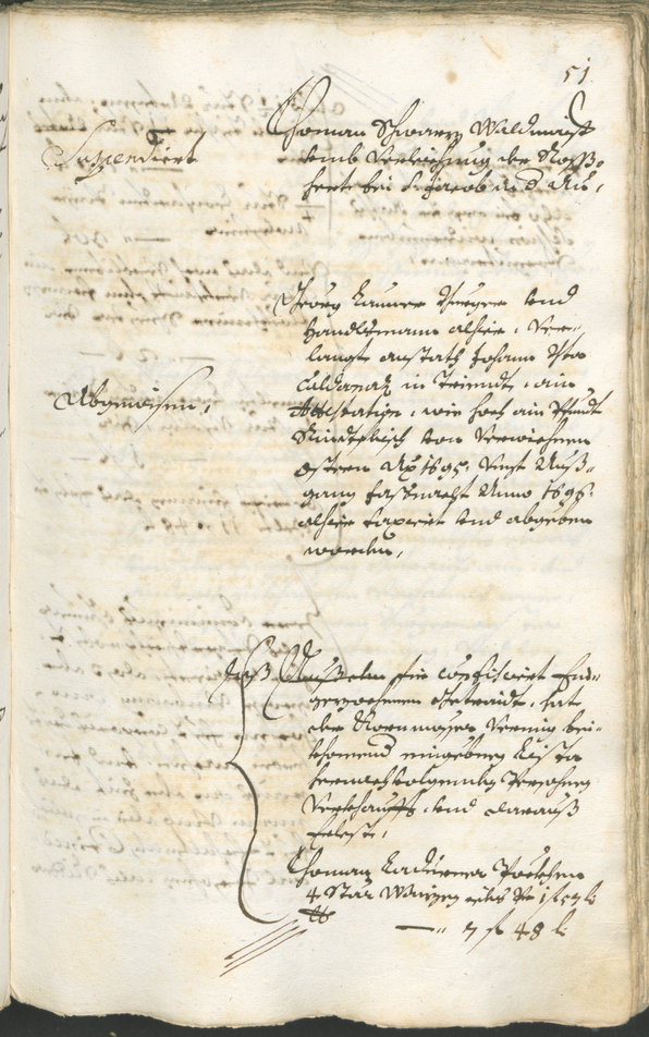 Civic Archives of Bozen-Bolzano - BOhisto Ratsprotokoll 1696/99 