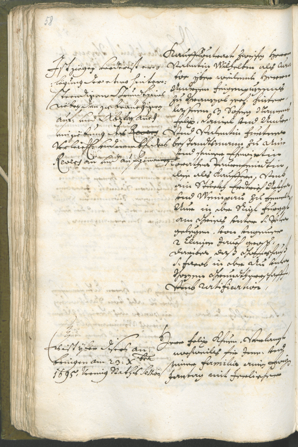 Stadtarchiv Bozen - BOhisto Ratsprotokoll 1696/99 