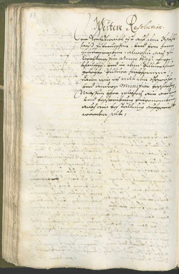 Stadtarchiv Bozen - BOhisto Ratsprotokoll 1696/99 