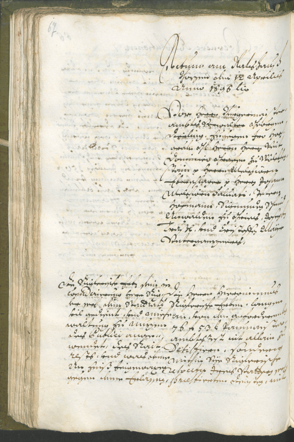 Stadtarchiv Bozen - BOhisto Ratsprotokoll 1696/99 