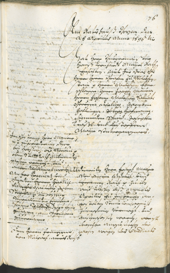 Civic Archives of Bozen-Bolzano - BOhisto Ratsprotokoll 1696/99 