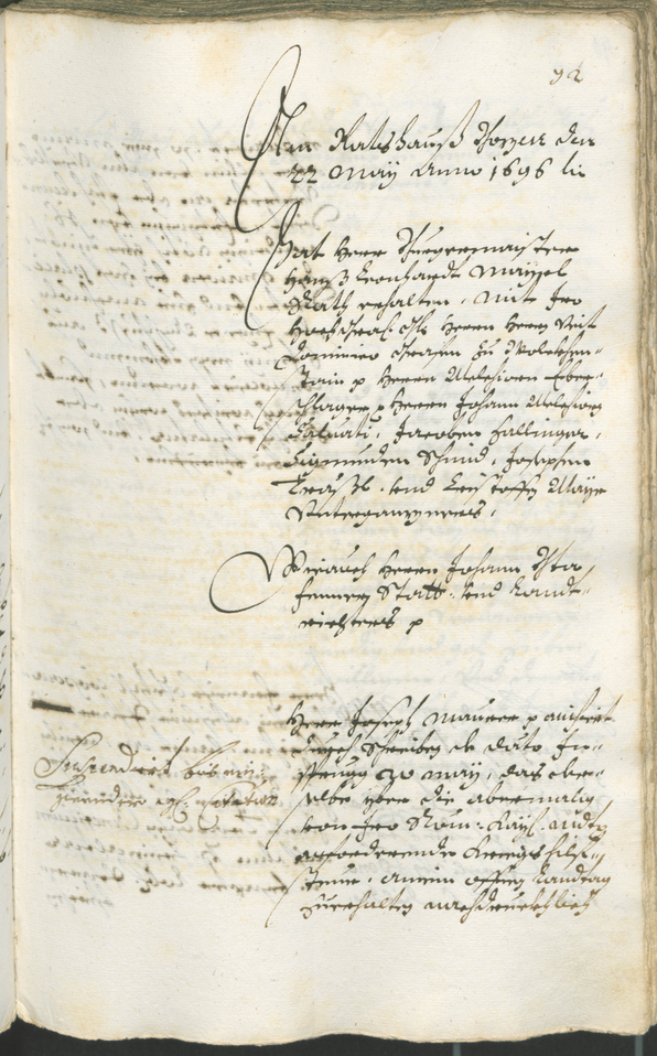 Civic Archives of Bozen-Bolzano - BOhisto Ratsprotokoll 1696/99 