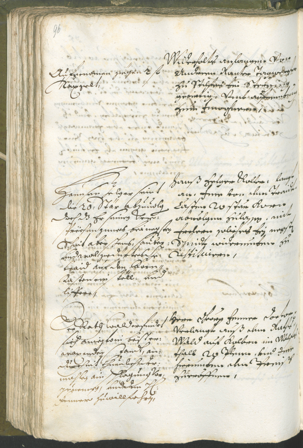 Stadtarchiv Bozen - BOhisto Ratsprotokoll 1696/99 