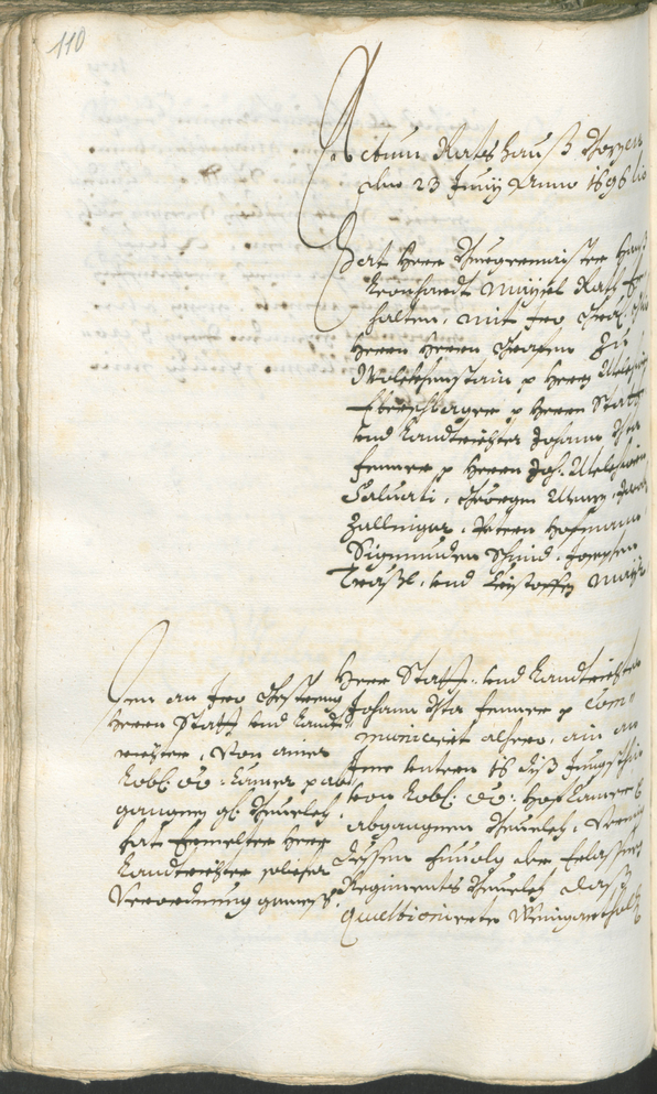 Stadtarchiv Bozen - BOhisto Ratsprotokoll 1696/99 