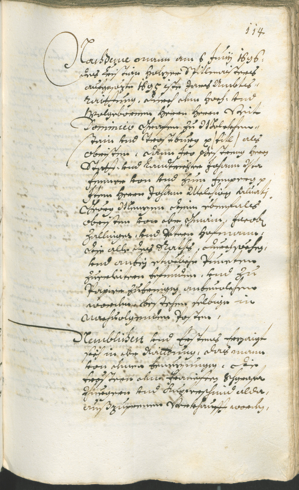 Stadtarchiv Bozen - BOhisto Ratsprotokoll 1696/99 