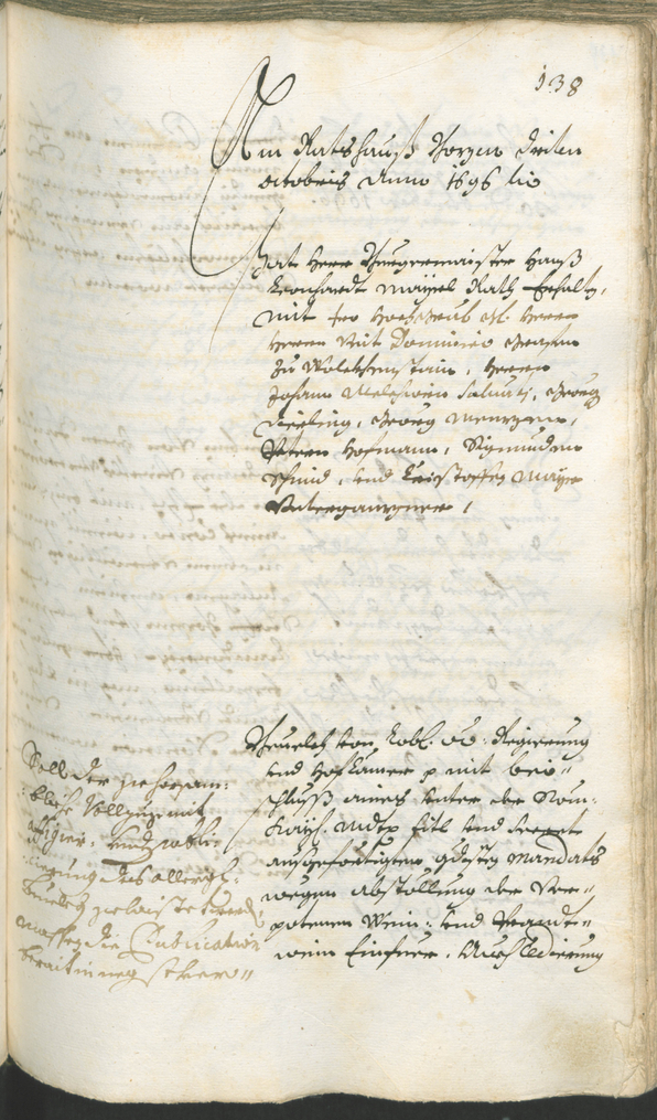 Civic Archives of Bozen-Bolzano - BOhisto Ratsprotokoll 1696/99 