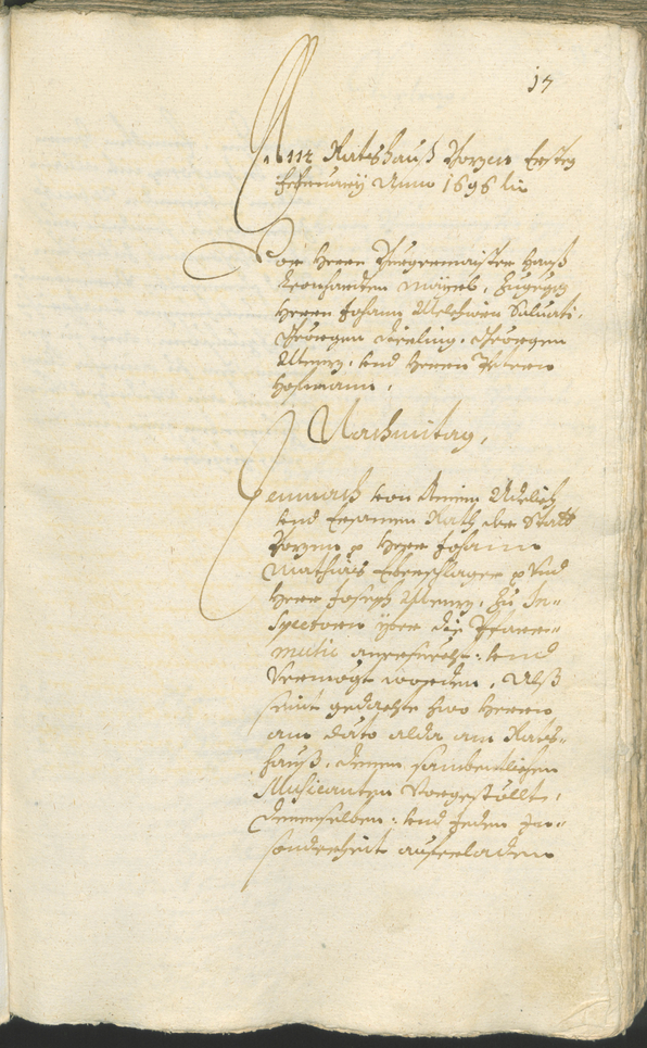 Civic Archives of Bozen-Bolzano - BOhisto Ratsprotokoll 1696/99 