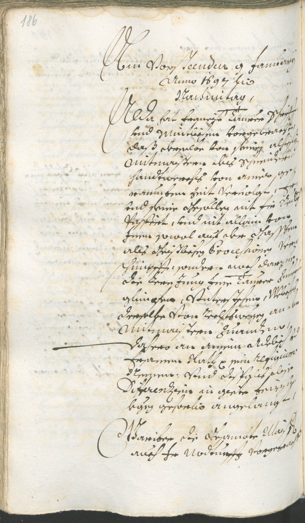 Civic Archives of Bozen-Bolzano - BOhisto Ratsprotokoll 1696/99 