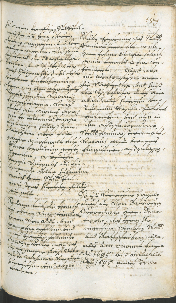 Civic Archives of Bozen-Bolzano - BOhisto Ratsprotokoll 1696/99 