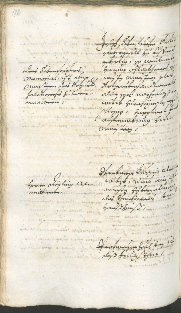 Stadtarchiv Bozen - BOhisto Ratsprotokoll 1696/99 