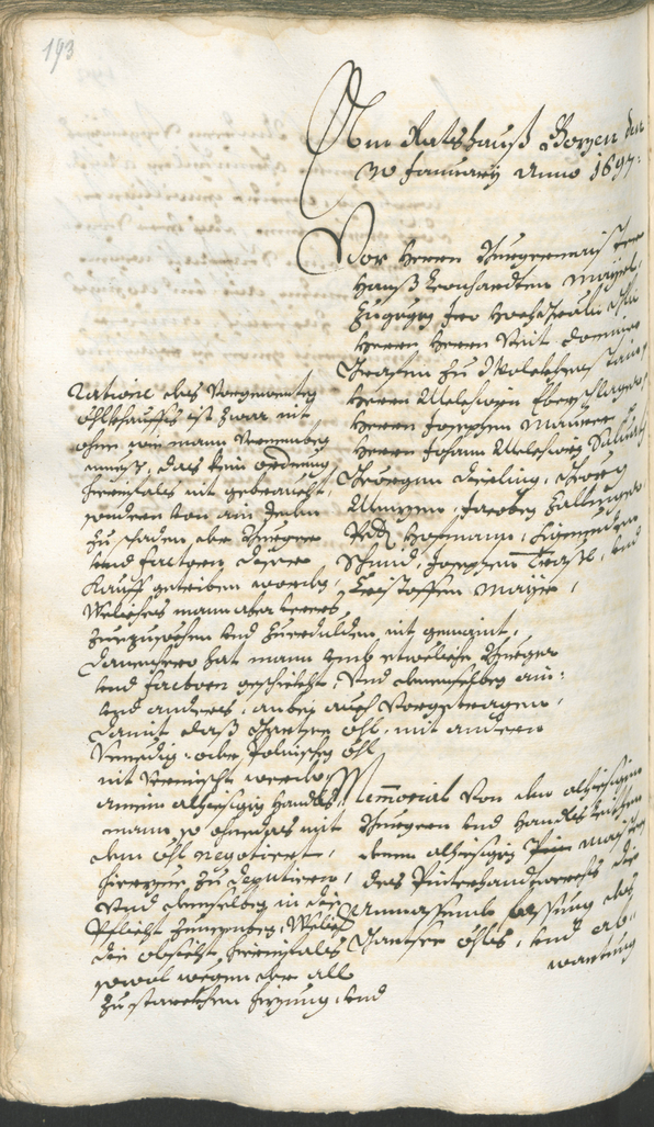 Civic Archives of Bozen-Bolzano - BOhisto Ratsprotokoll 1696/99 