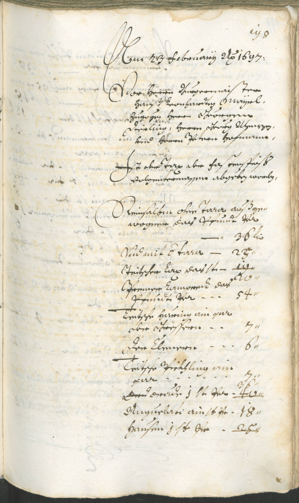 Stadtarchiv Bozen - BOhisto Ratsprotokoll 1696/99 