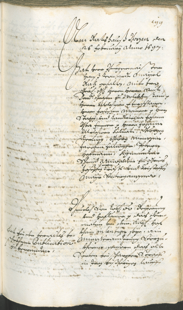 Civic Archives of Bozen-Bolzano - BOhisto Ratsprotokoll 1696/99 