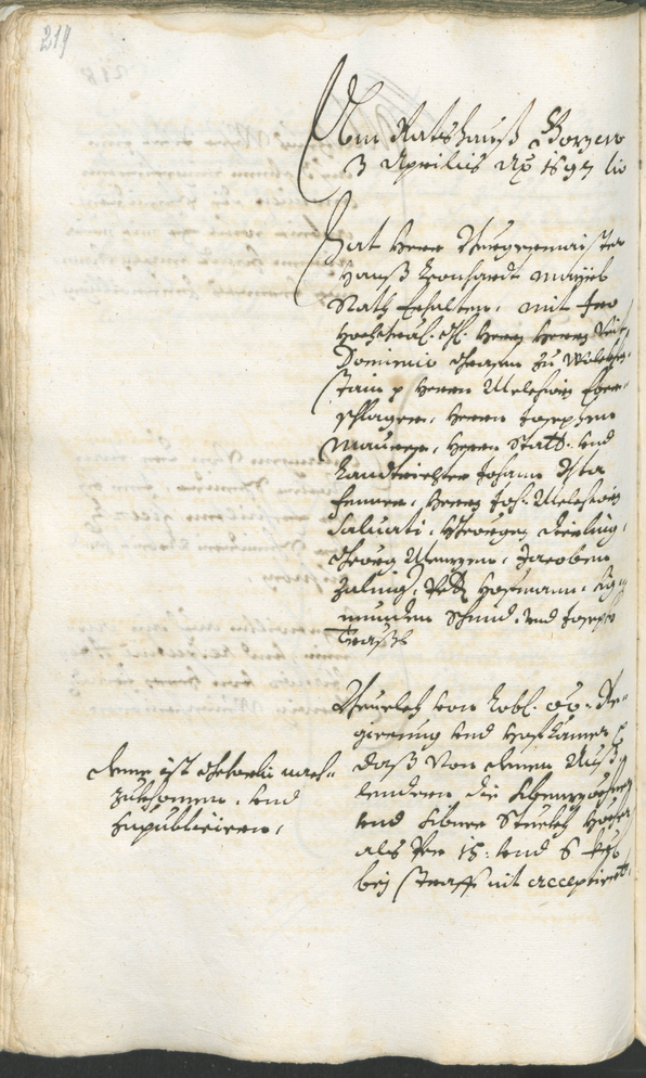 Stadtarchiv Bozen - BOhisto Ratsprotokoll 1696/99 