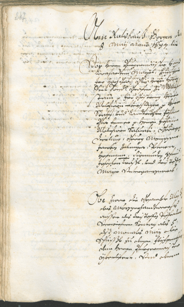 Civic Archives of Bozen-Bolzano - BOhisto Ratsprotokoll 1696/99 