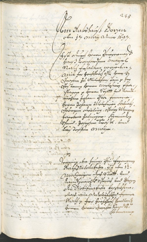 Civic Archives of Bozen-Bolzano - BOhisto Ratsprotokoll 1696/99 