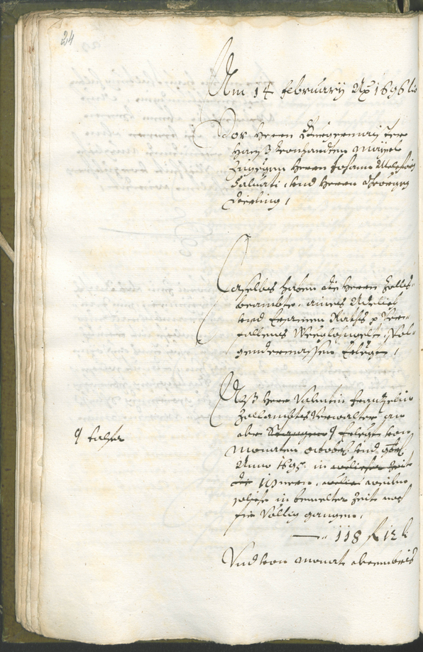 Civic Archives of Bozen-Bolzano - BOhisto Ratsprotokoll 1696/99 