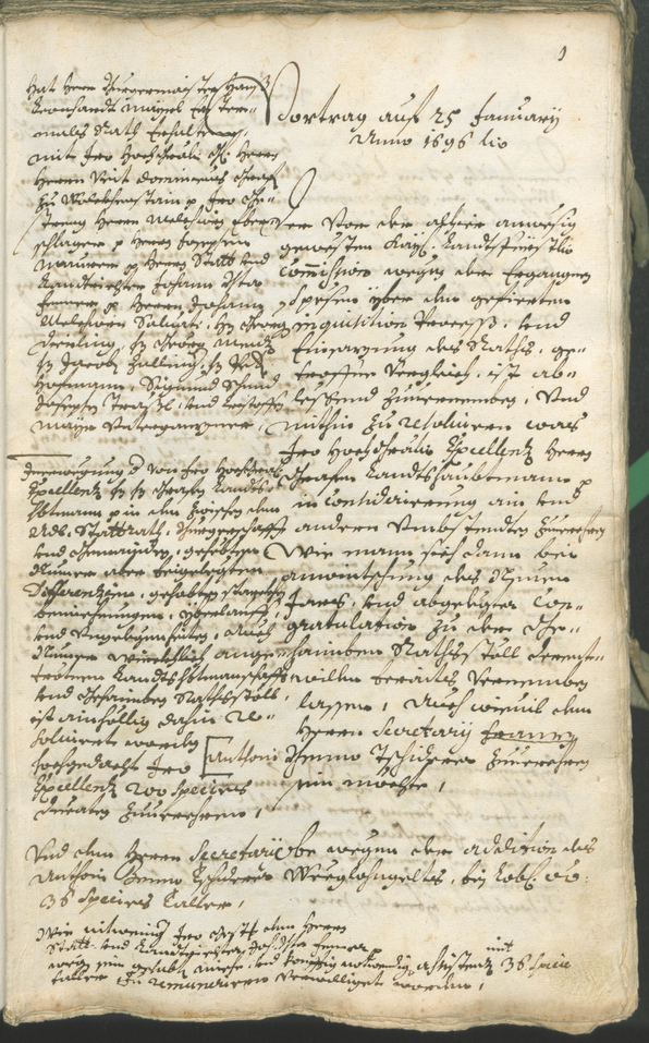 Civic Archives of Bozen-Bolzano - BOhisto Ratsprotokoll 1696/99 