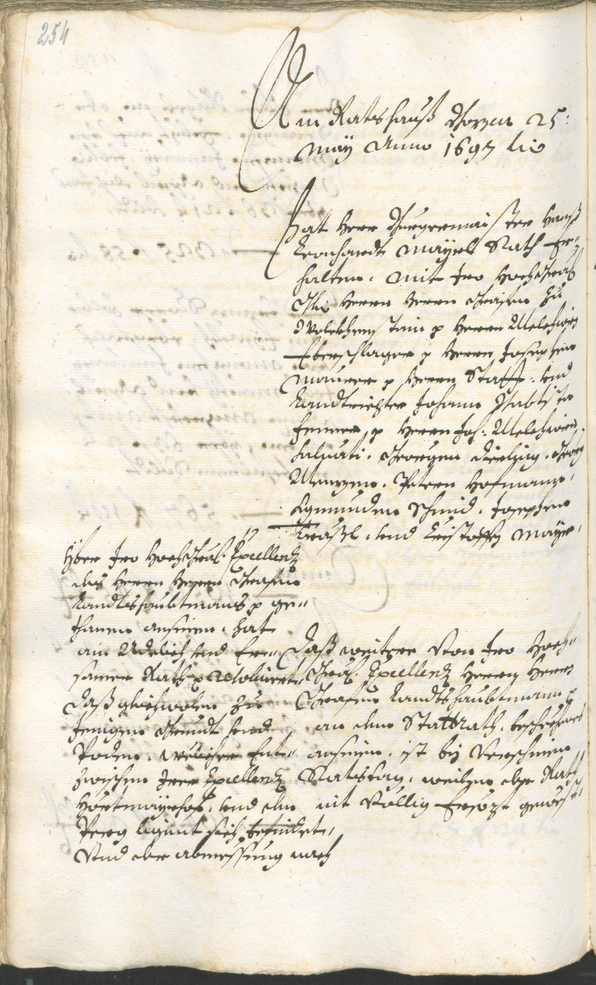 Civic Archives of Bozen-Bolzano - BOhisto Ratsprotokoll 1696/99 