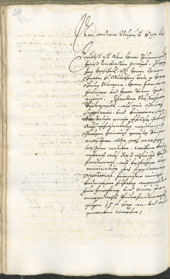 Civic Archives of Bozen-Bolzano - BOhisto Ratsprotokoll 1696/99 