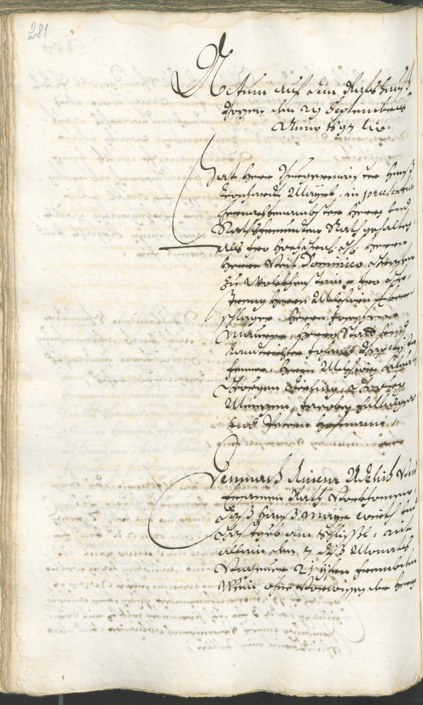 Stadtarchiv Bozen - BOhisto Ratsprotokoll 1696/99 