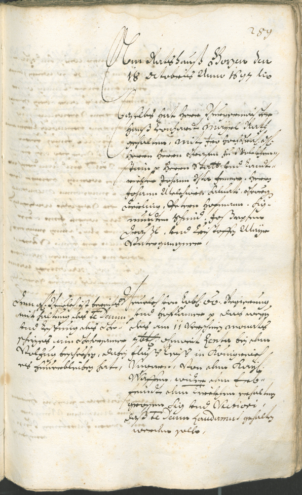 Civic Archives of Bozen-Bolzano - BOhisto Ratsprotokoll 1696/99 