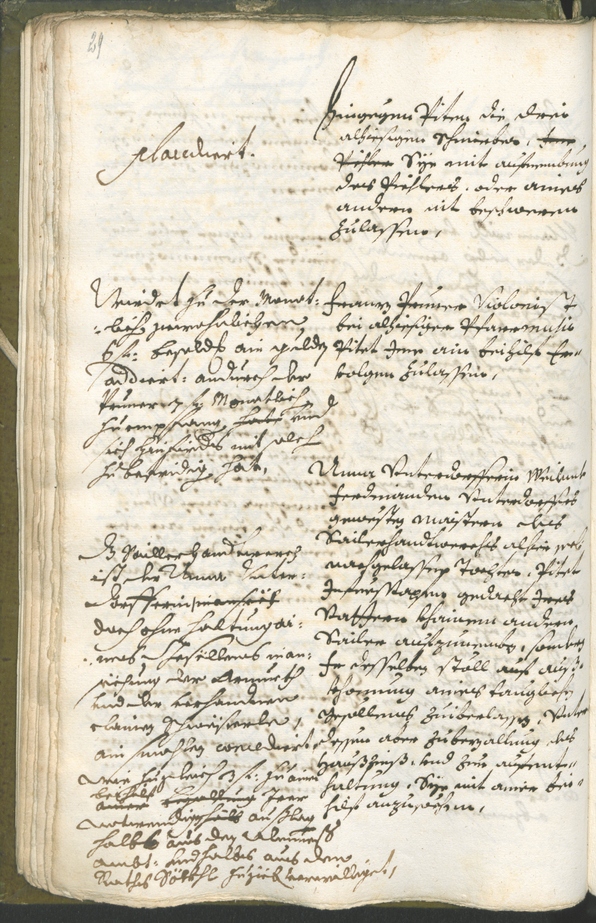 Civic Archives of Bozen-Bolzano - BOhisto Ratsprotokoll 1696/99 