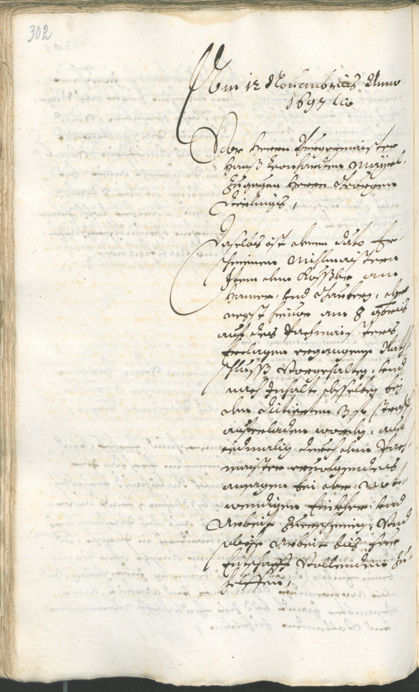 Stadtarchiv Bozen - BOhisto Ratsprotokoll 1696/99 