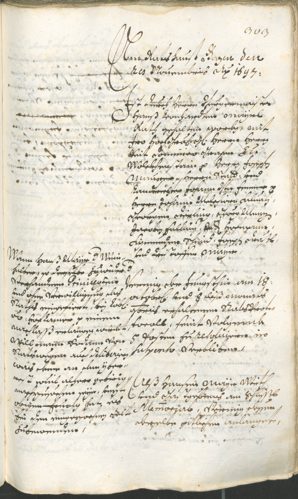 Civic Archives of Bozen-Bolzano - BOhisto Ratsprotokoll 1696/99 