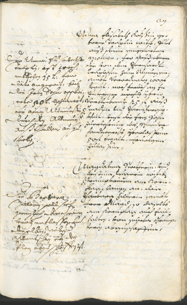 Stadtarchiv Bozen - BOhisto Ratsprotokoll 1696/99 