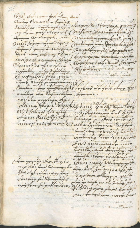 Civic Archives of Bozen-Bolzano - BOhisto Ratsprotokoll 1696/99 