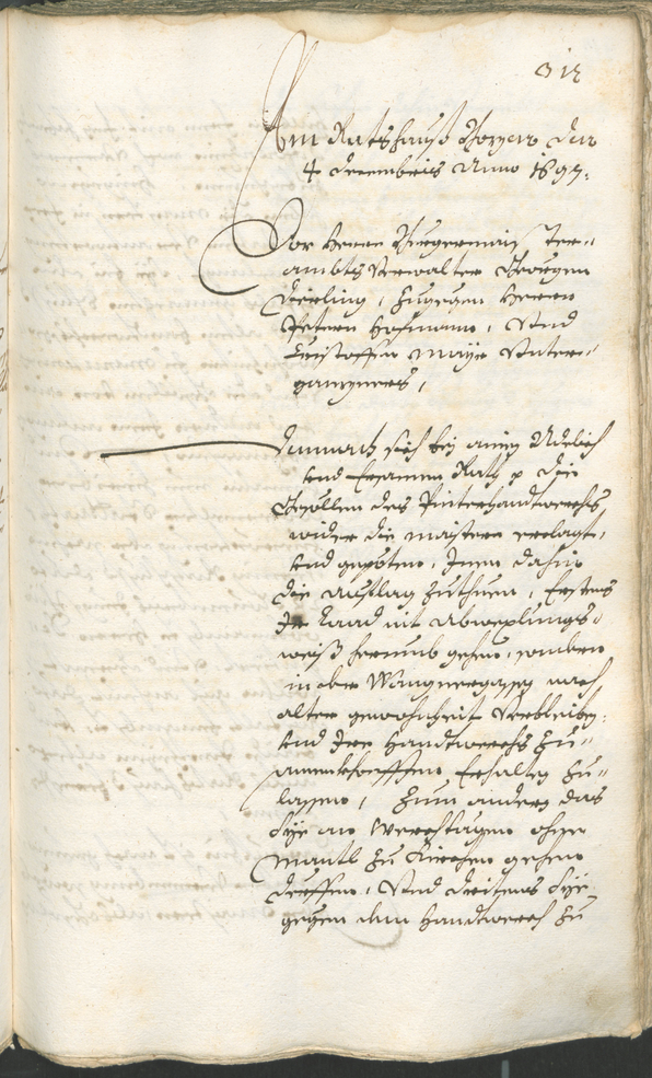 Civic Archives of Bozen-Bolzano - BOhisto Ratsprotokoll 1696/99 