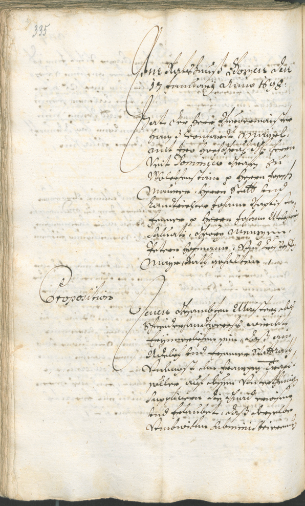 Stadtarchiv Bozen - BOhisto Ratsprotokoll 1696/99 