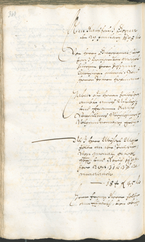 Stadtarchiv Bozen - BOhisto Ratsprotokoll 1696/99 