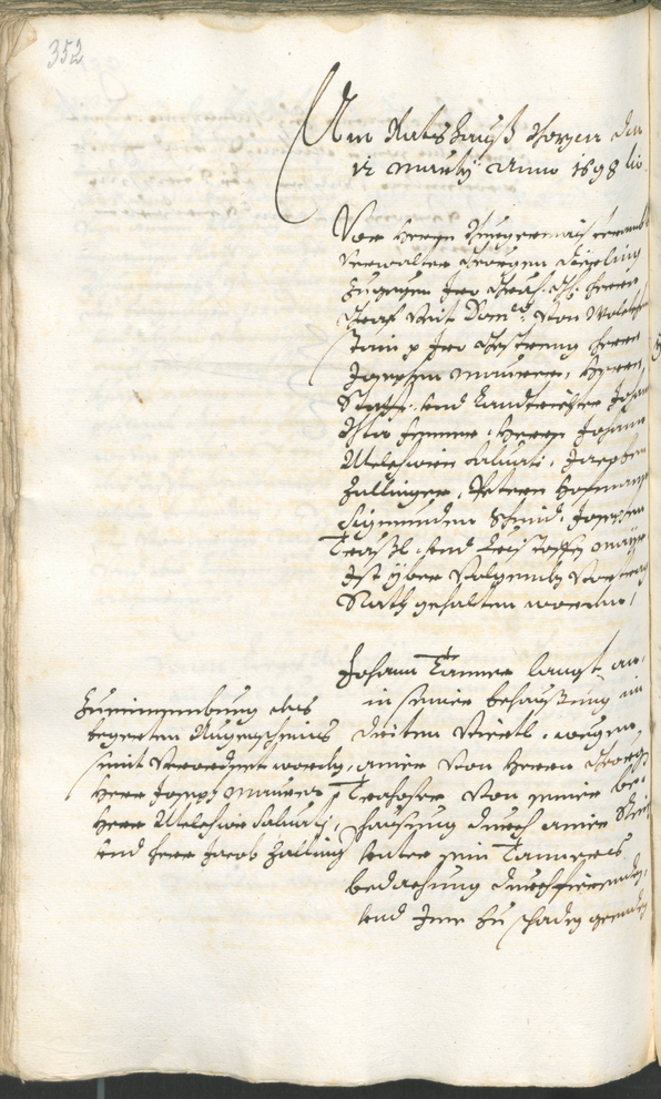 Civic Archives of Bozen-Bolzano - BOhisto Ratsprotokoll 1696/99 