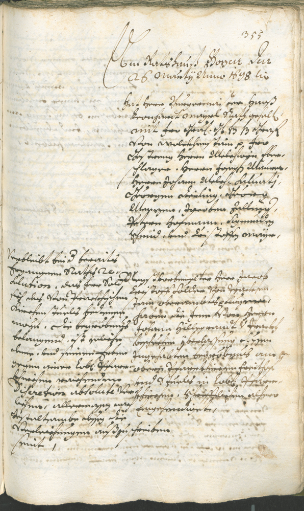 Civic Archives of Bozen-Bolzano - BOhisto Ratsprotokoll 1696/99 