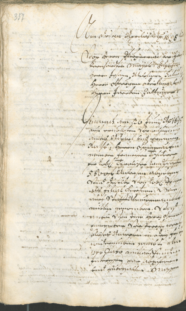 Archivio Storico della Città di Bolzano - BOhisto protocollo consiliare 1696/99 