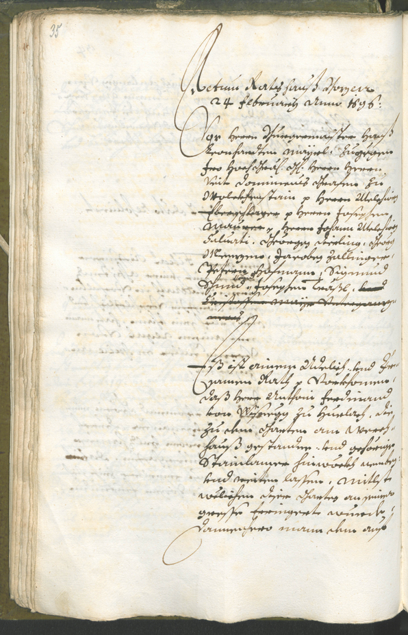 Civic Archives of Bozen-Bolzano - BOhisto Ratsprotokoll 1696/99 