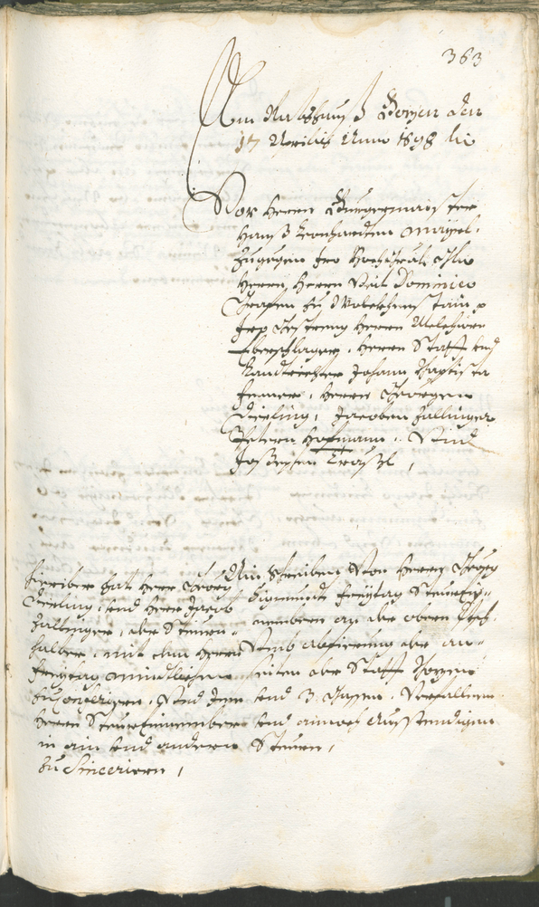 Civic Archives of Bozen-Bolzano - BOhisto Ratsprotokoll 1696/99 