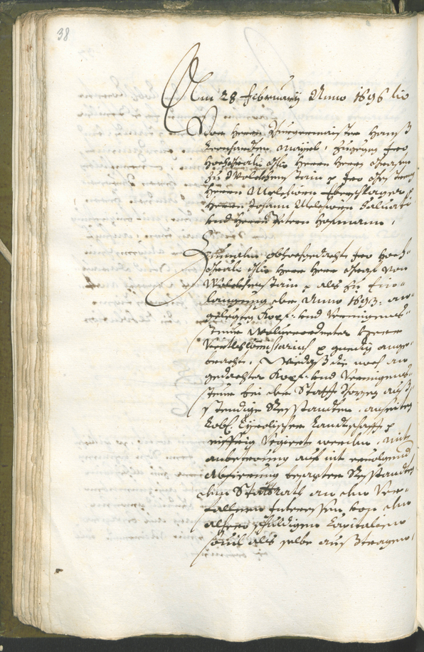 Archivio Storico della Città di Bolzano - BOhisto protocollo consiliare 1696/99 