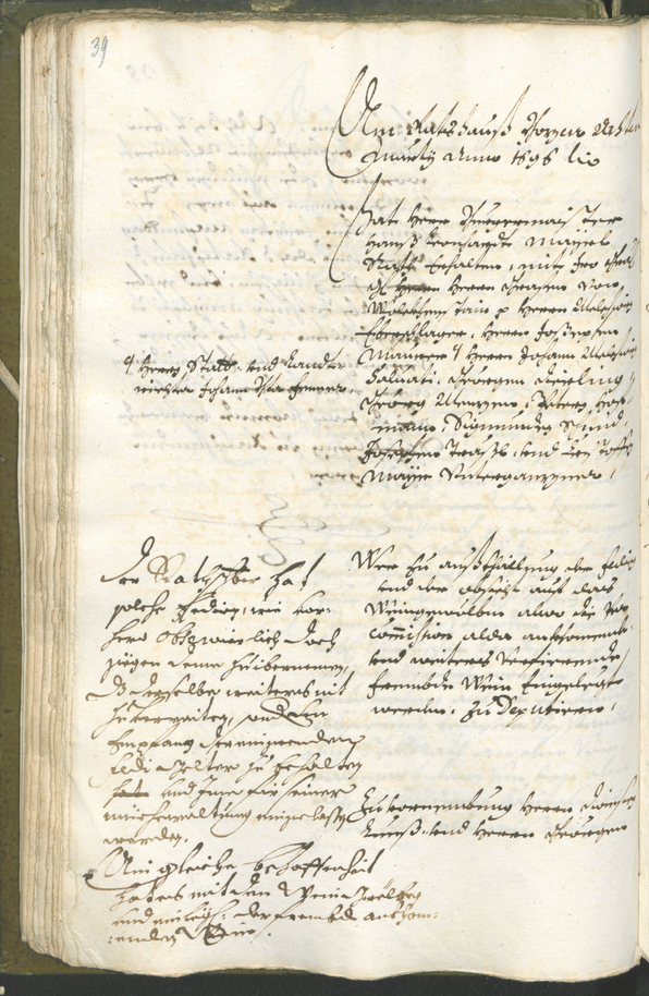 Civic Archives of Bozen-Bolzano - BOhisto Ratsprotokoll 1696/99 