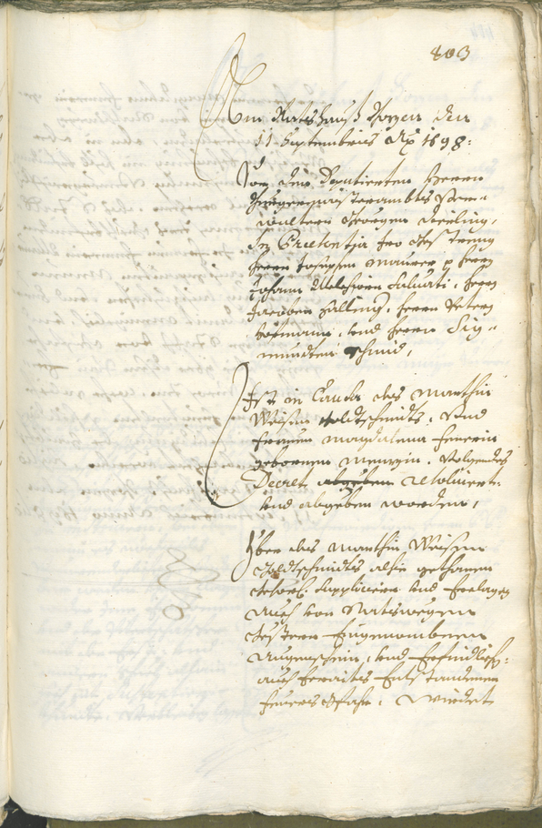 Civic Archives of Bozen-Bolzano - BOhisto Ratsprotokoll 1696/99 