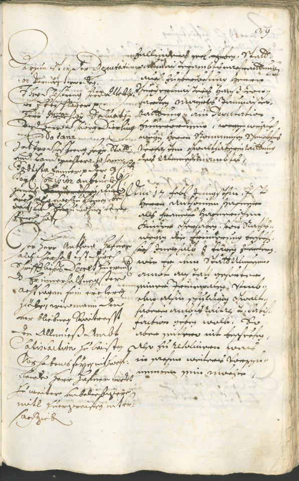 Civic Archives of Bozen-Bolzano - BOhisto Ratsprotokoll 1696/99 