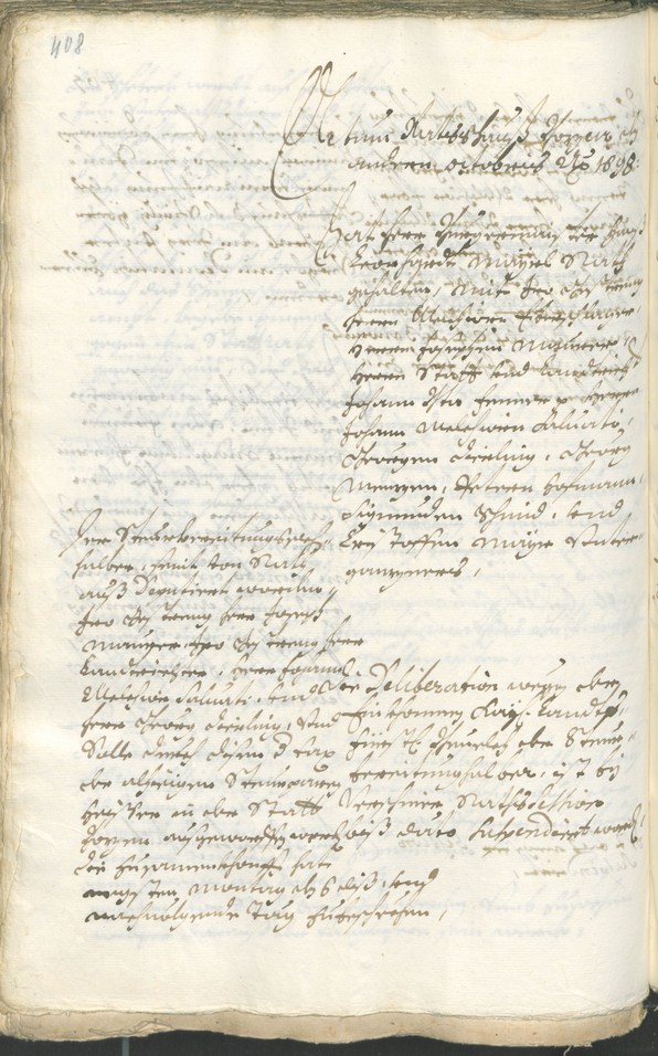 Civic Archives of Bozen-Bolzano - BOhisto Ratsprotokoll 1696/99 