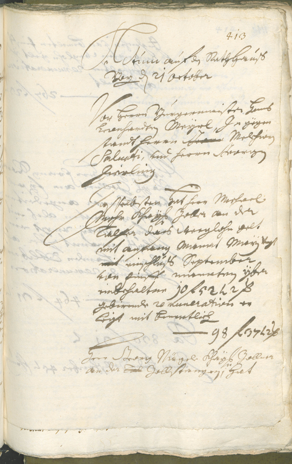 Civic Archives of Bozen-Bolzano - BOhisto Ratsprotokoll 1696/99 