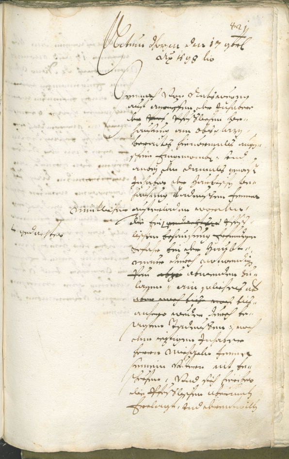 Stadtarchiv Bozen - BOhisto Ratsprotokoll 1696/99 