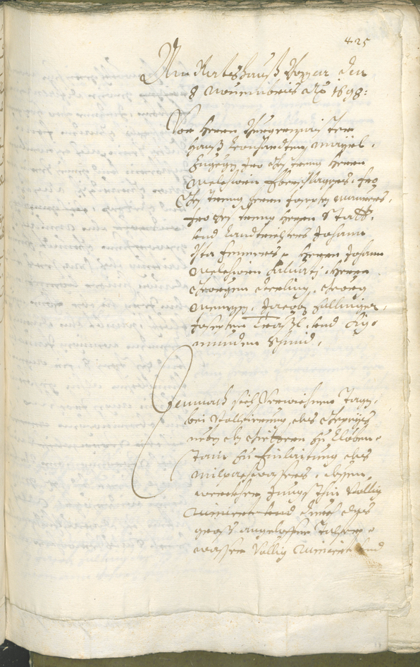 Civic Archives of Bozen-Bolzano - BOhisto Ratsprotokoll 1696/99 