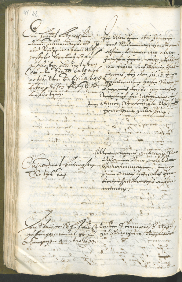 Civic Archives of Bozen-Bolzano - BOhisto Ratsprotokoll 1696/99 